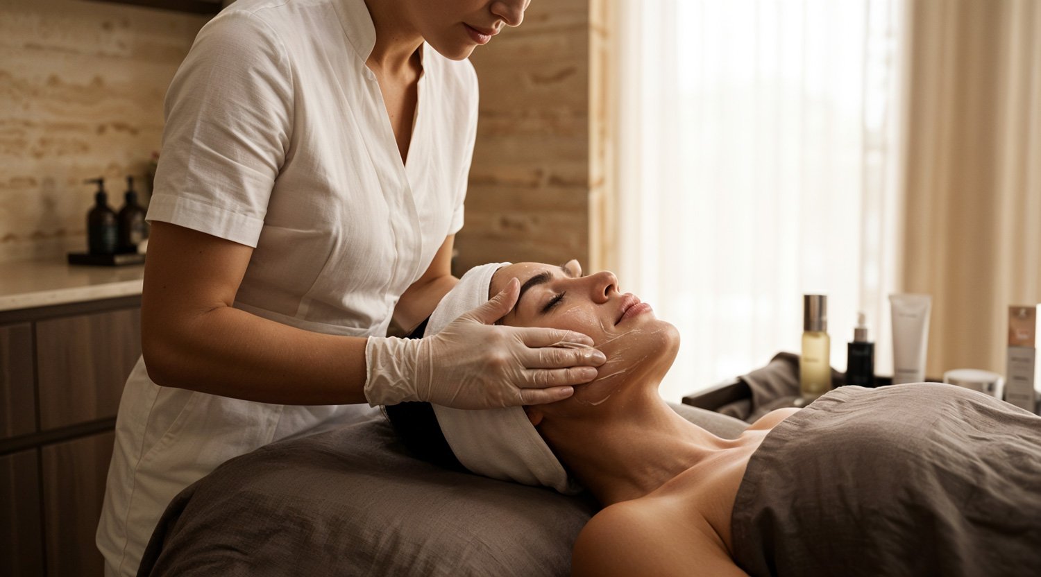 Limpieza facial con extracción